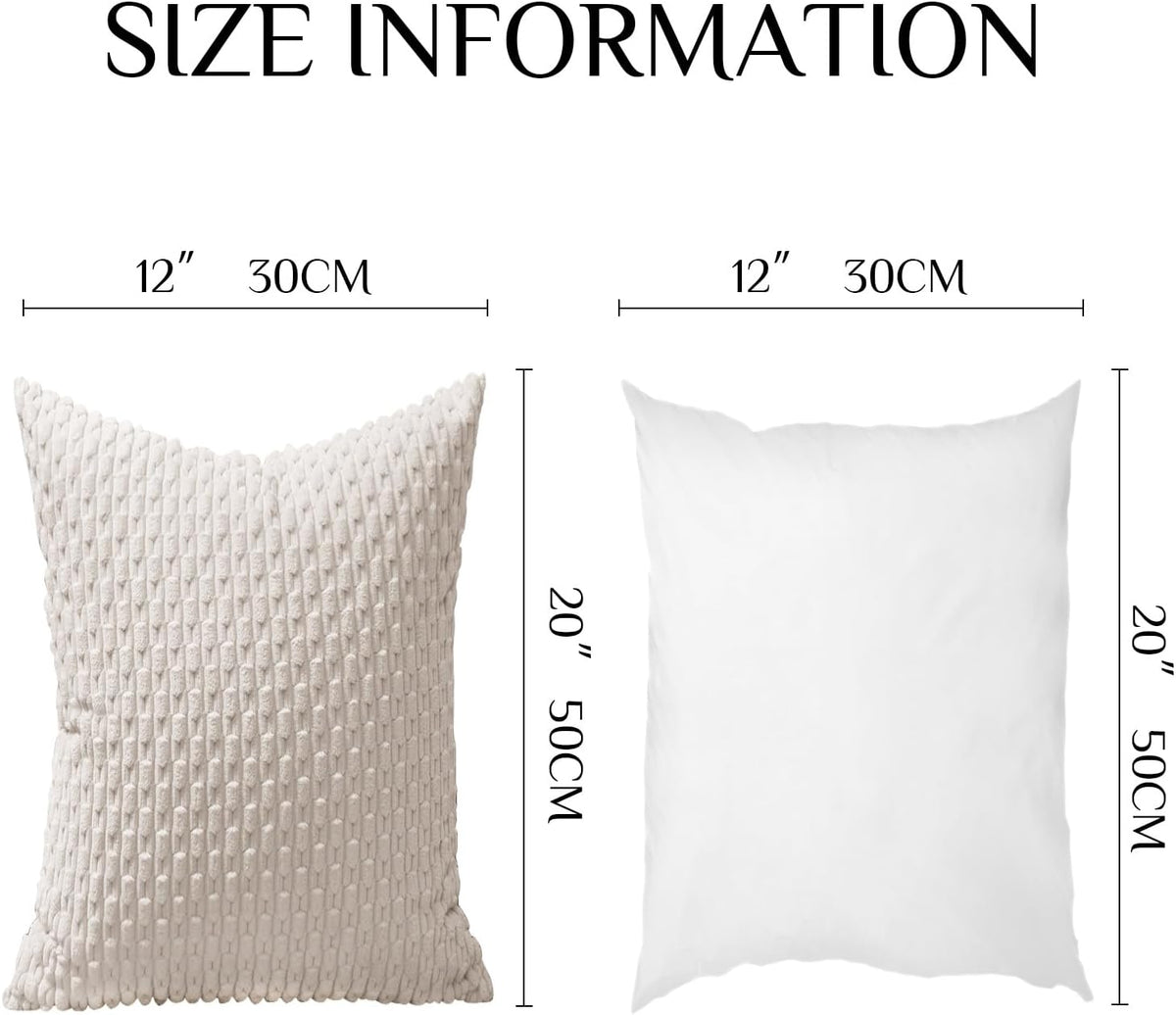 12"L x 20"W polyester throw pillow accessories in Lt Beige, alternate view 4