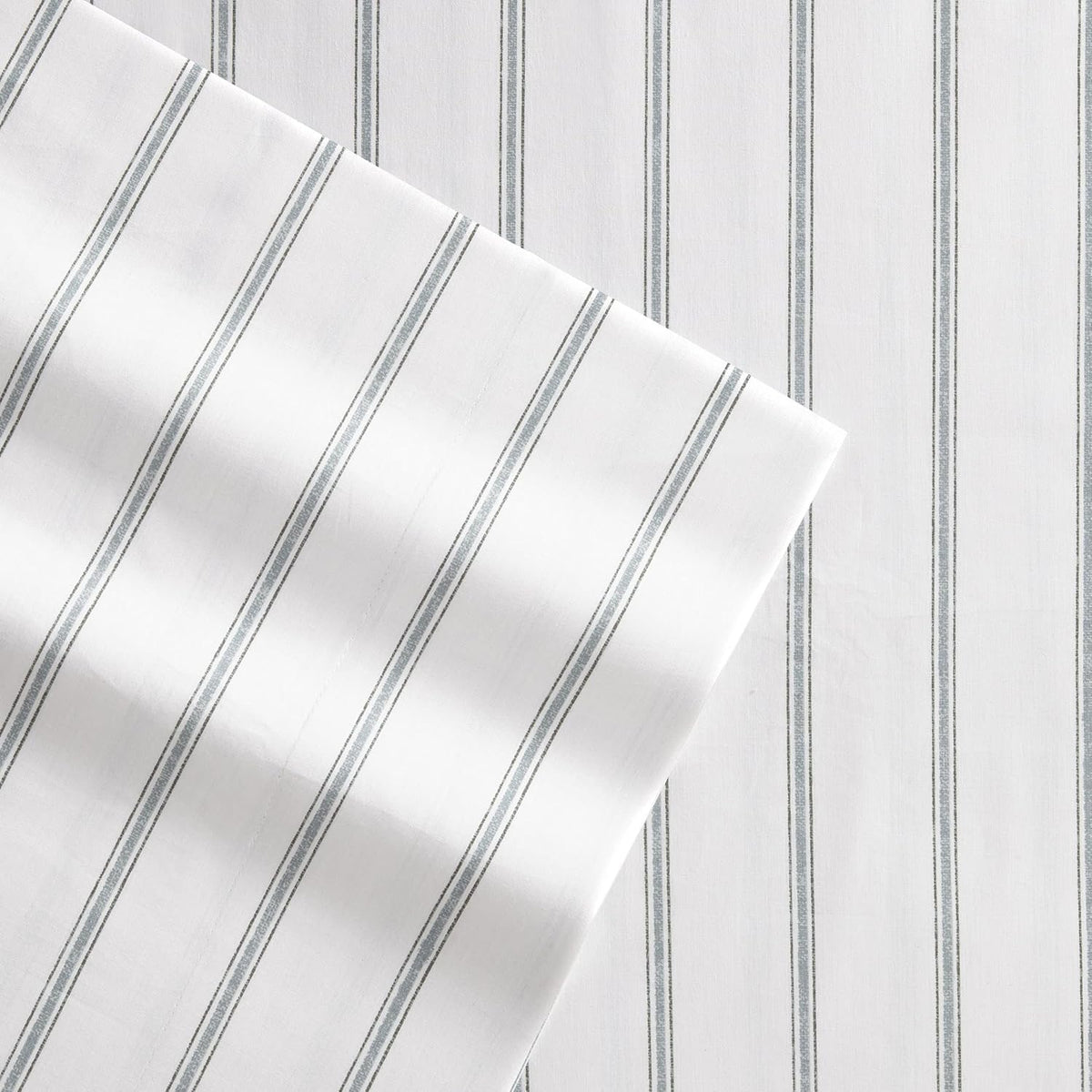 Full cotton bedding sets in Trenton Stripe Green, alternate view 3