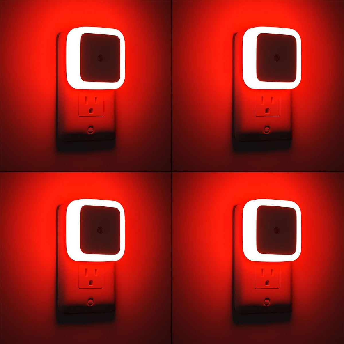 2.4"D x 2.4"W x 1.6"H plastic night lights & ambient lighting