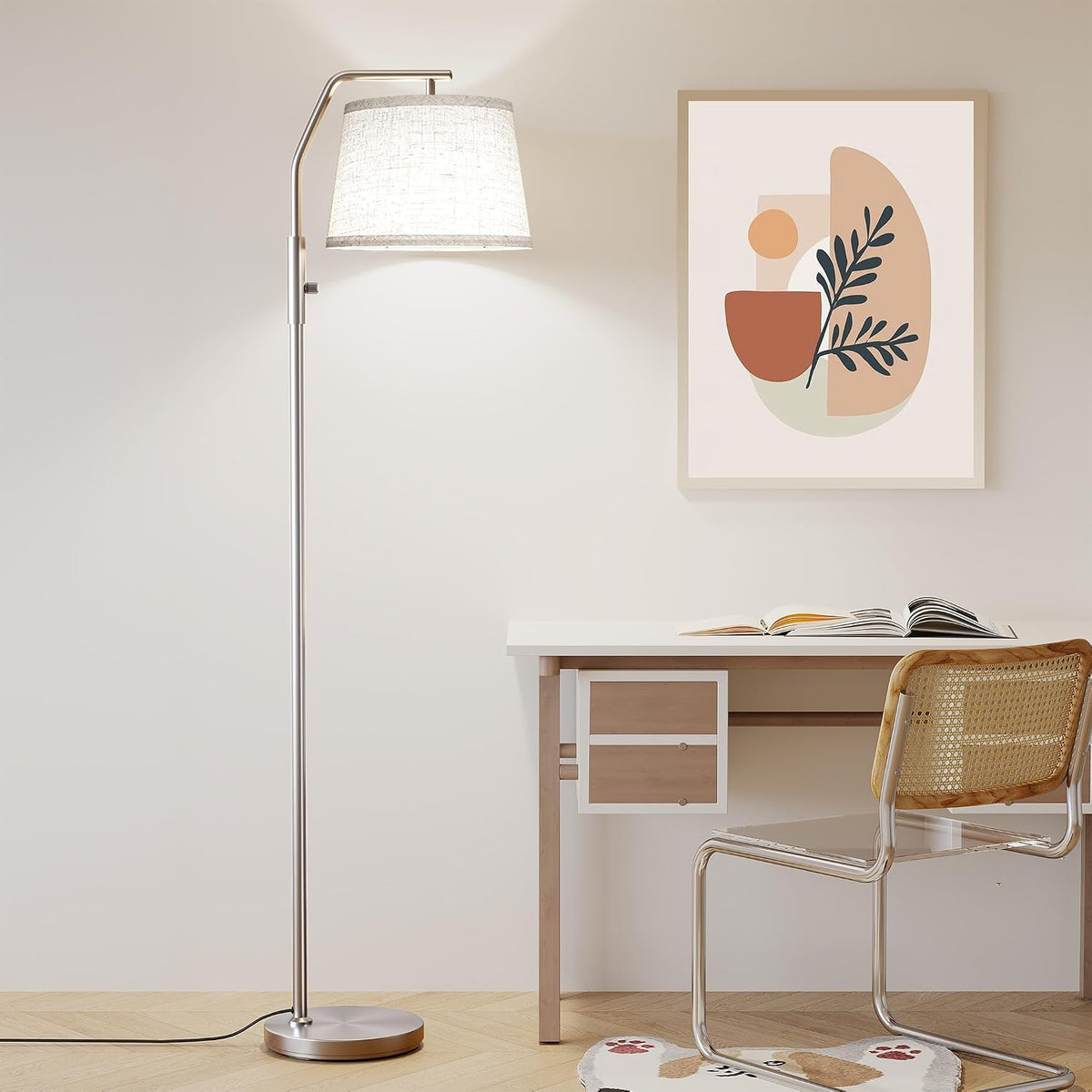 10"D x 16"W x 62"H metal floor lamps, alternate view 6