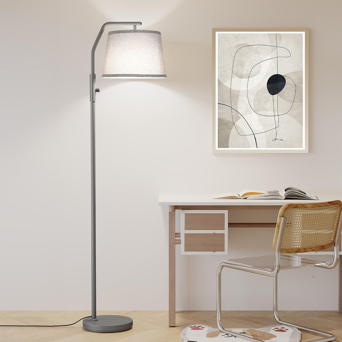10"D x 16"W x 62"H metal floor lamps, alternate view 8