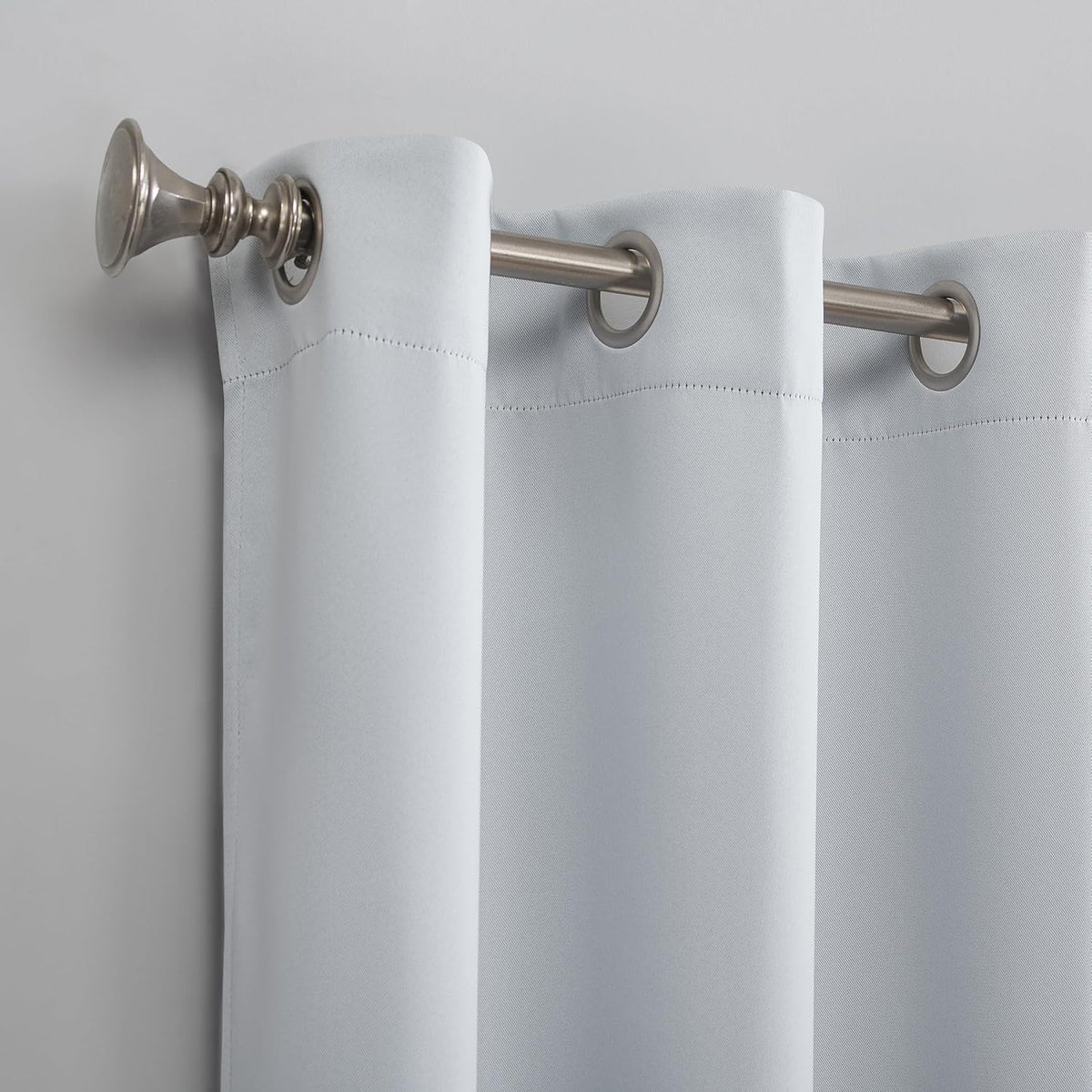 108"L x 40"W polyester curtains in Oyster White, alternate view 2