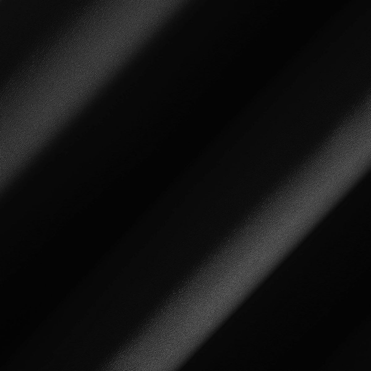 84"L x 52"W polyester curtains in Black, alternate view 5