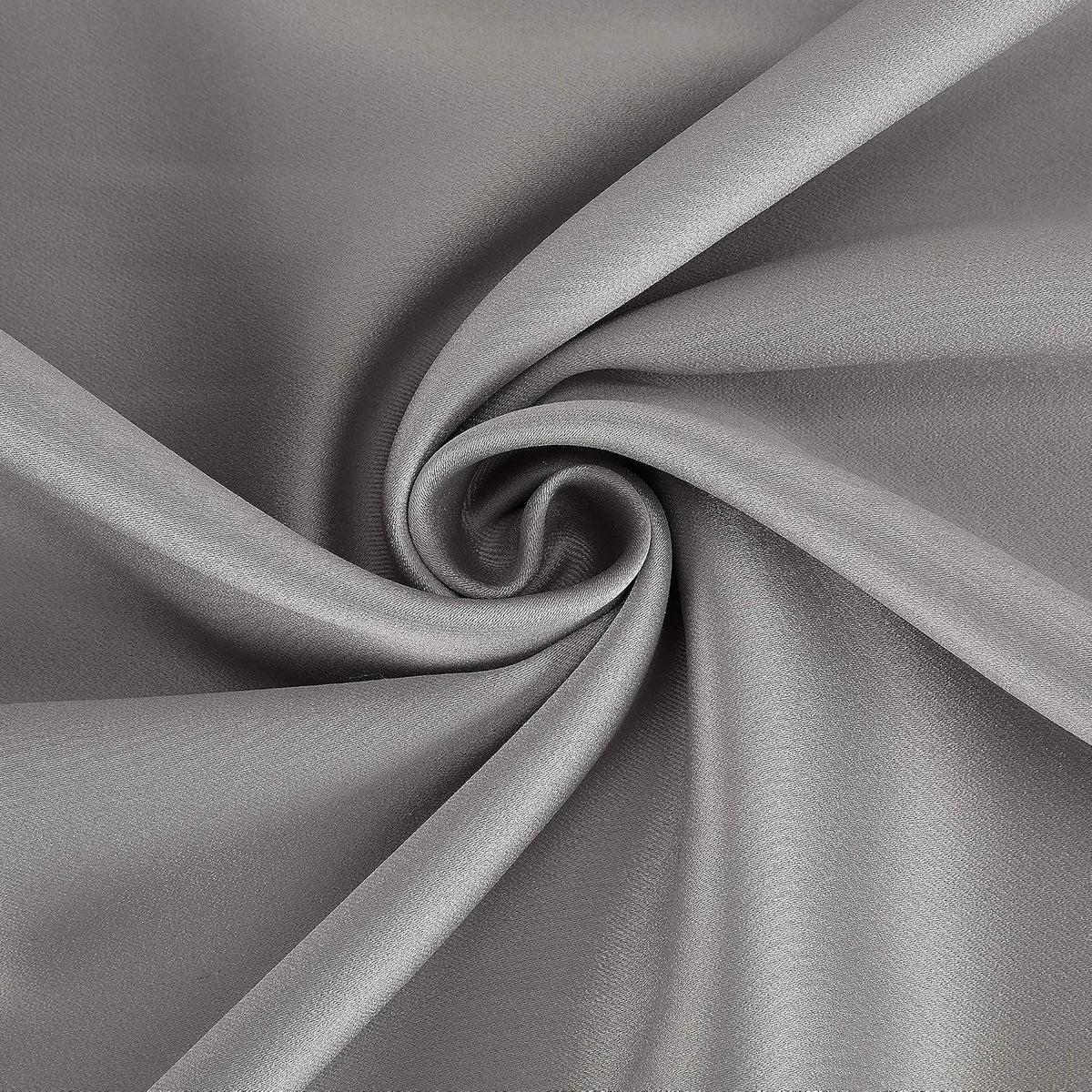 96"L x 52"W metal curtains in Silver Gray, alternate view 7
