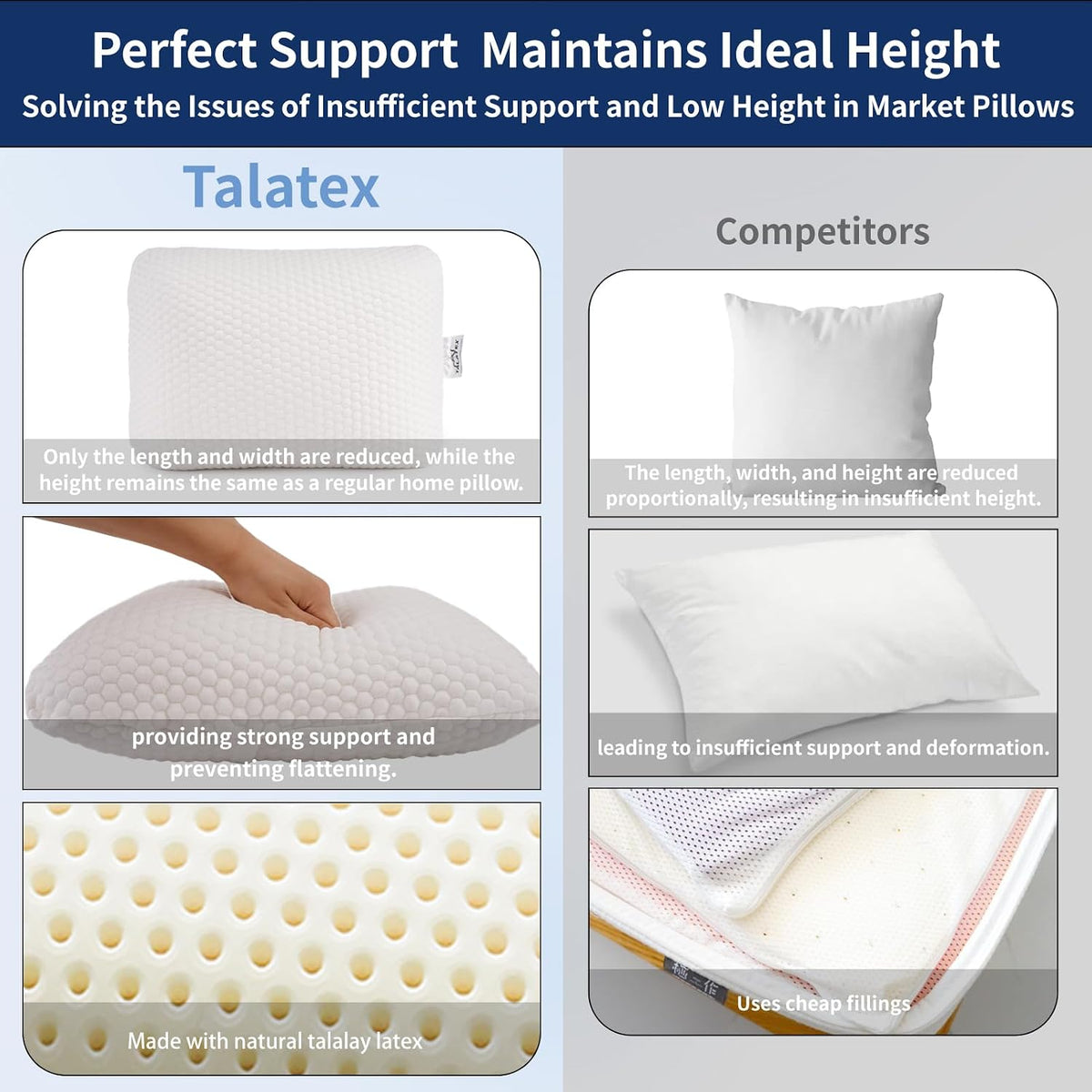 15.7*11 Inches travel pillows, alternate view 4