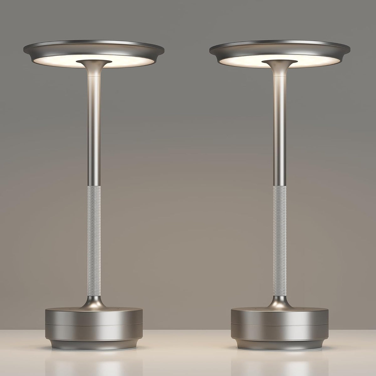 5.1"D x 5.1"W x 11"H metal table lamps