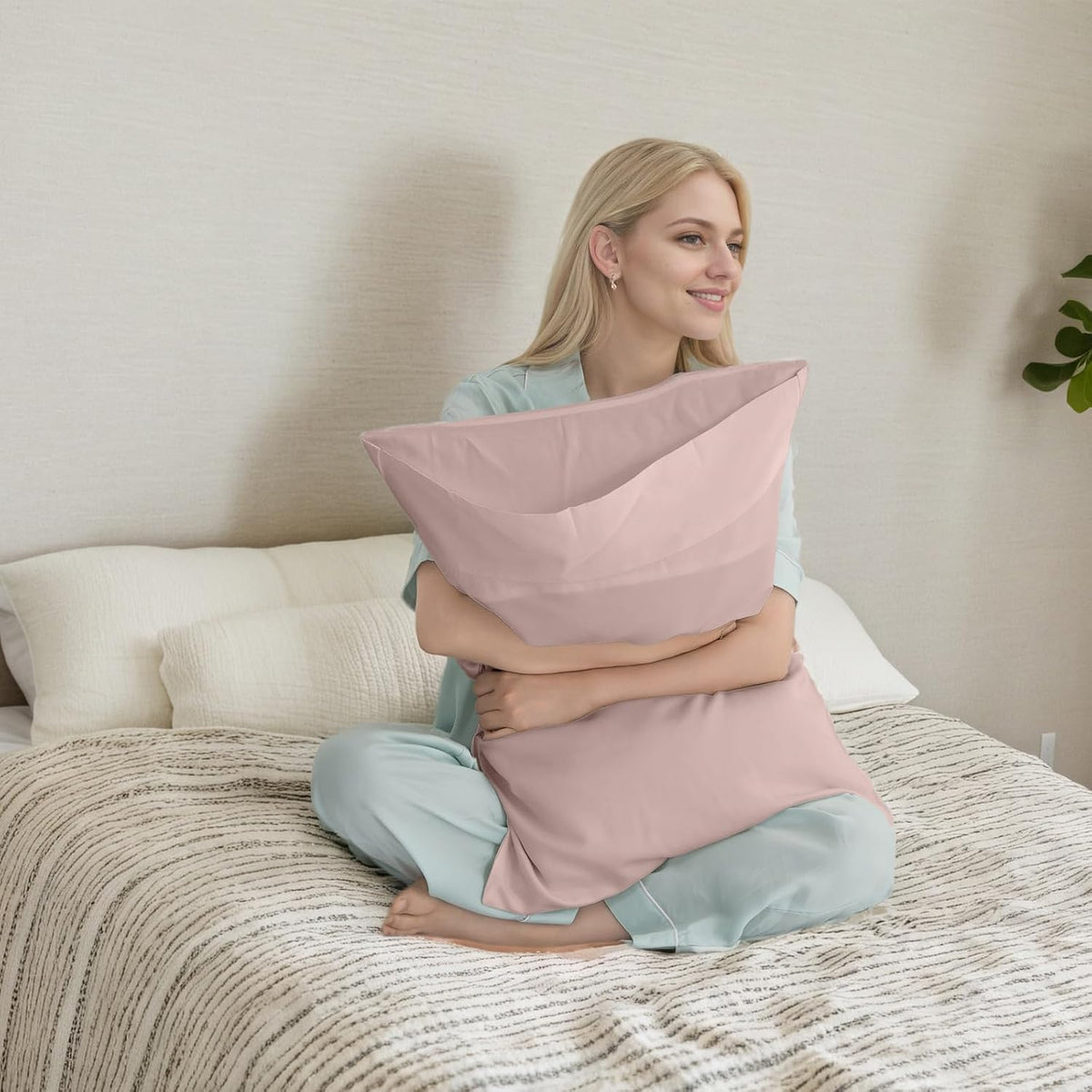 20 x 26 in bamboo viscose pillowcases, alternate view 5
