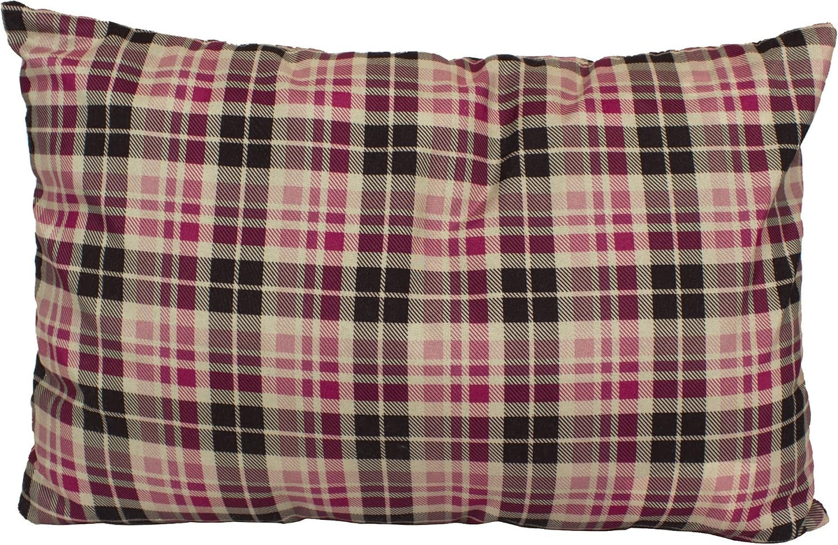 1 Count cotton travel pillows in Brown, alternate view 2