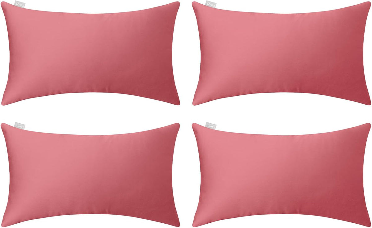 12x20inch/30x50cm cotton throw pillow accessories in Light Red