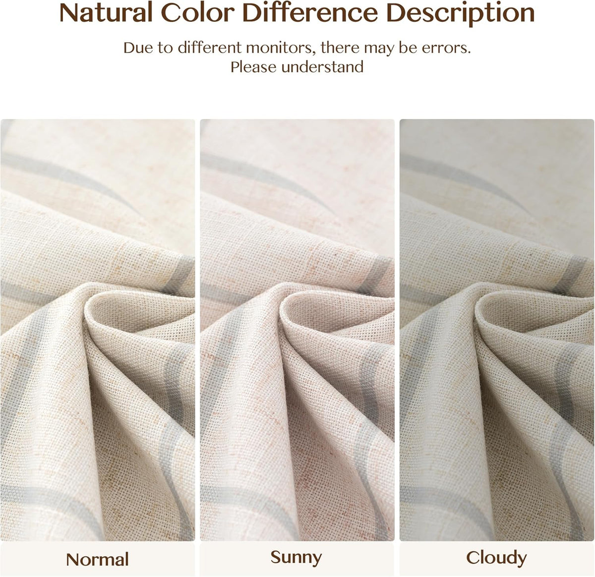 84"L x 40"W linen curtains in Grey, alternate view 8