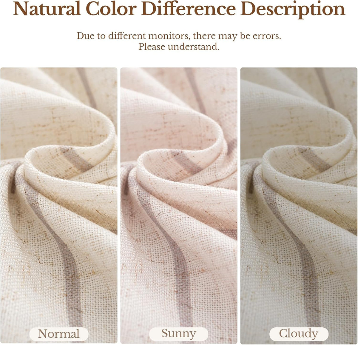 95"L x 40"W linen curtains, alternate view 8
