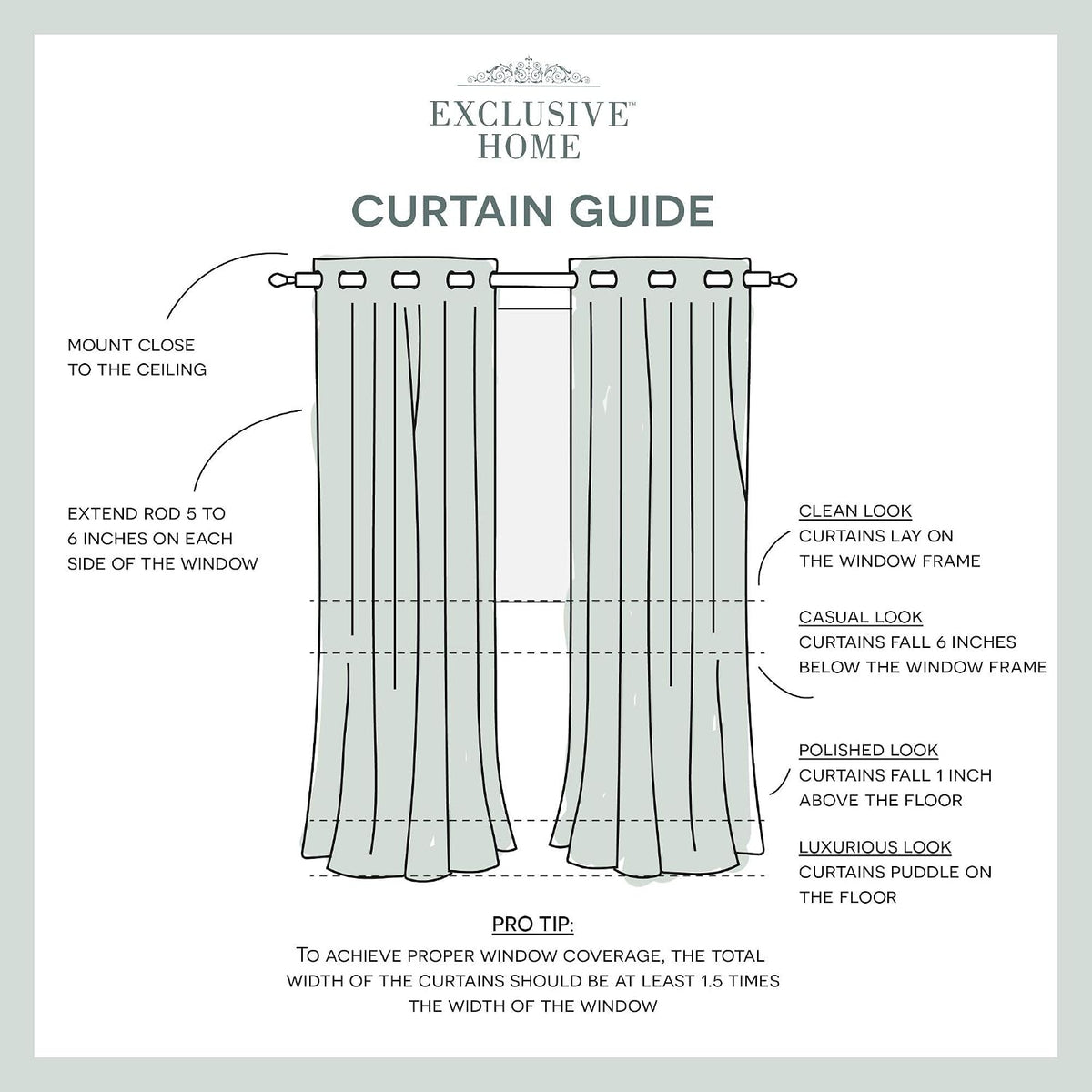108"L x 52"W polyester curtains in Sand, alternate view 9