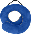 One Size polyester neck & cervical pillows in Cobalt/Gray
