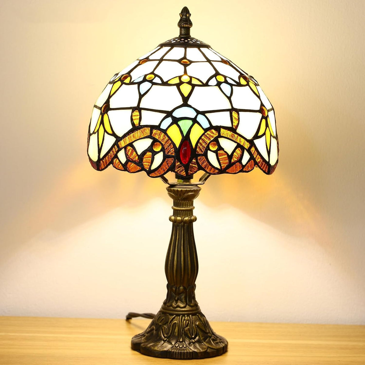 8"D x 8"W x 15"H resin table lamps