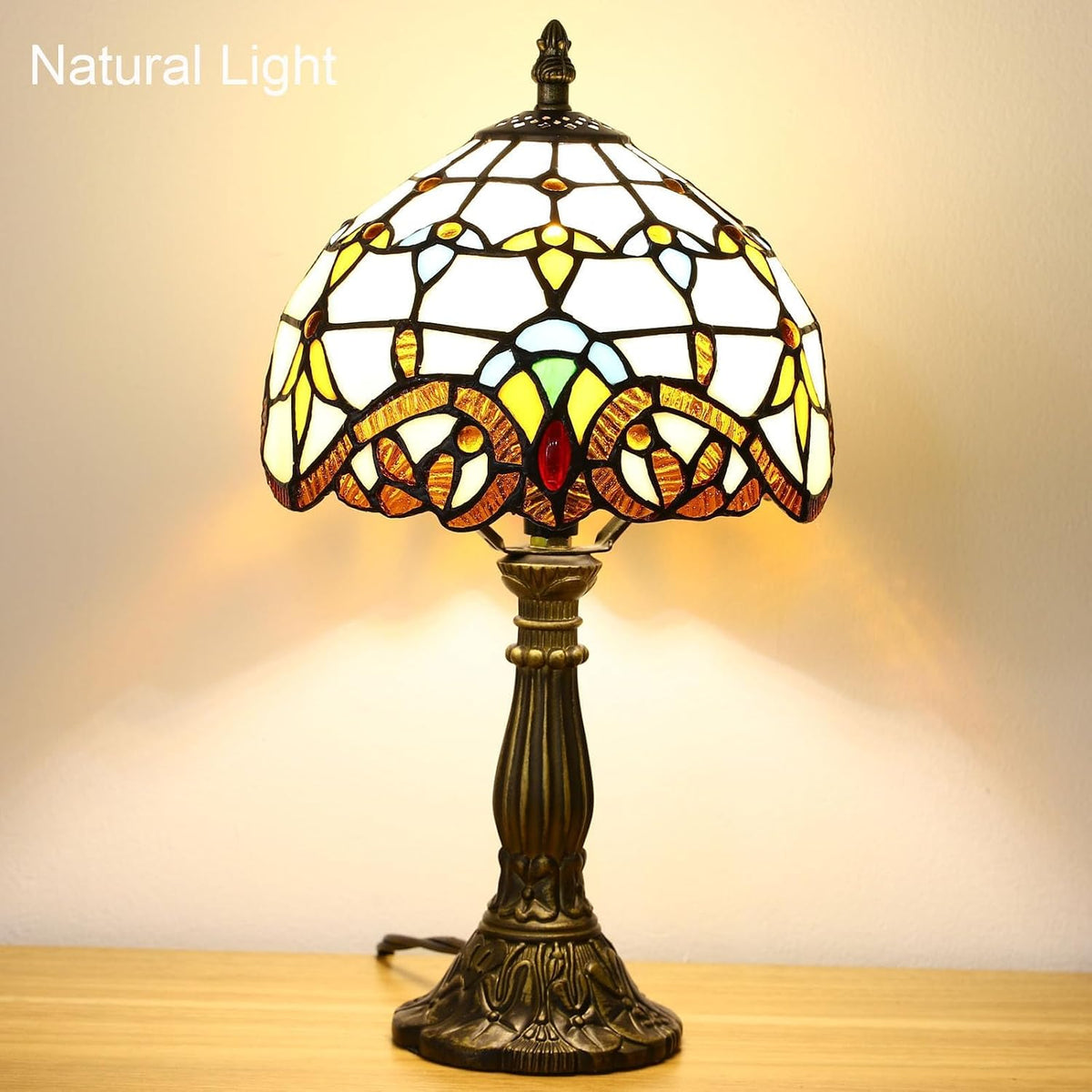 8"D x 8"W x 15"H resin table lamps, alternate view 7