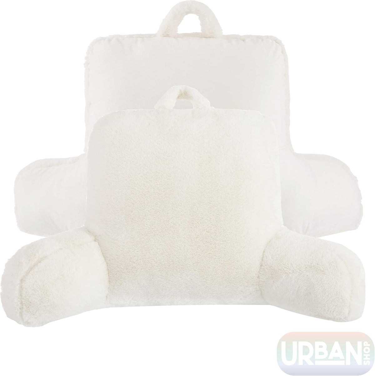 polyester backrest pillows in Ivory, alternate view 2