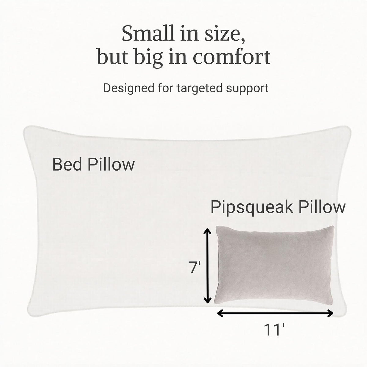 1 Pack travel pillows in Gray, alternate view 3