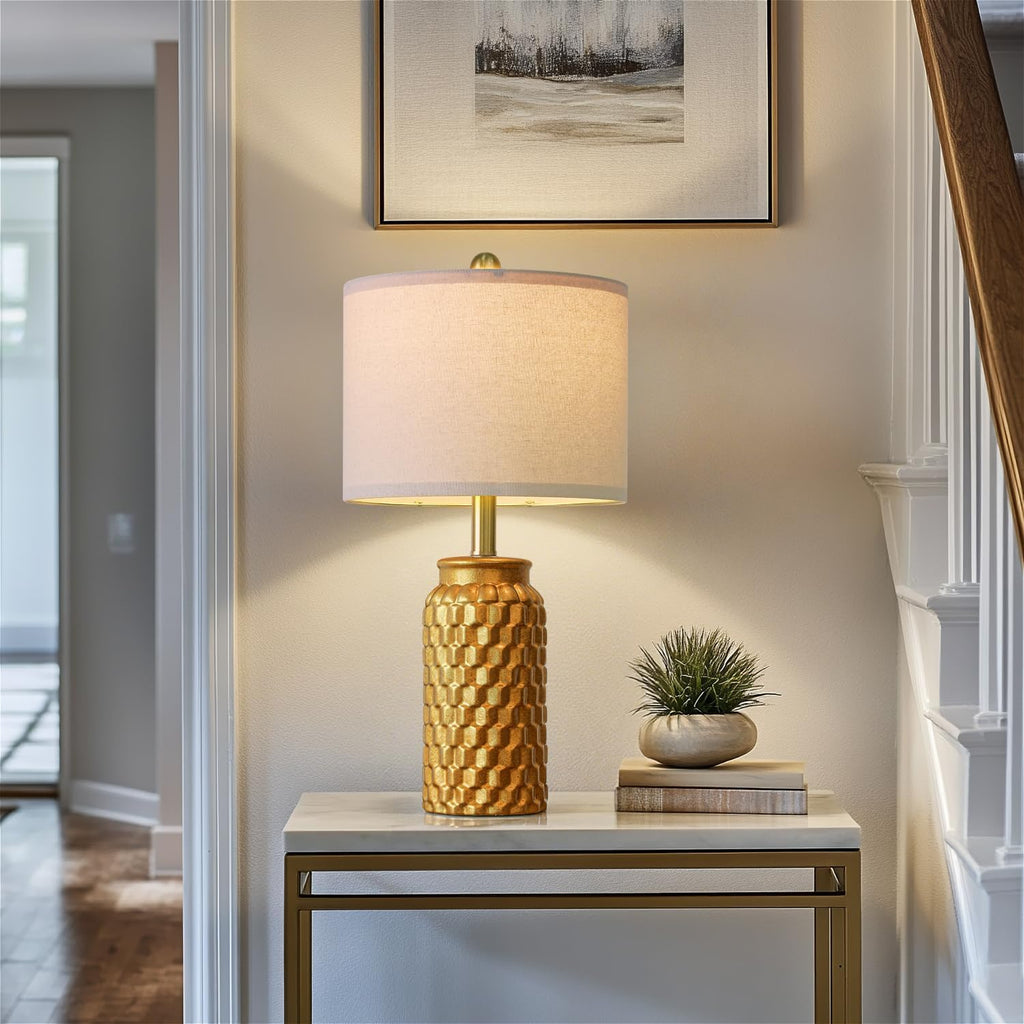 12"D x 12"W x 20.5"H ceramic table lamps, alternate view 3