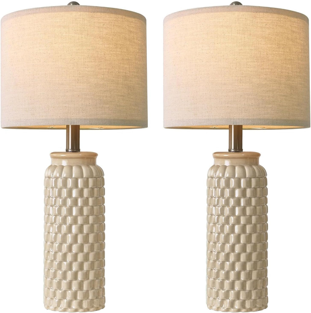 12"D x 12"W x 24"H ceramic table lamps, alternate view 8