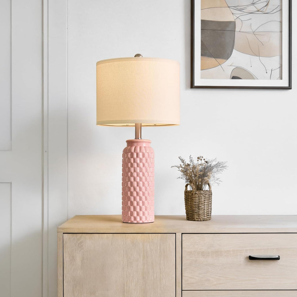 12"D x 12"W x 24"H ceramic table lamps, alternate view 7
