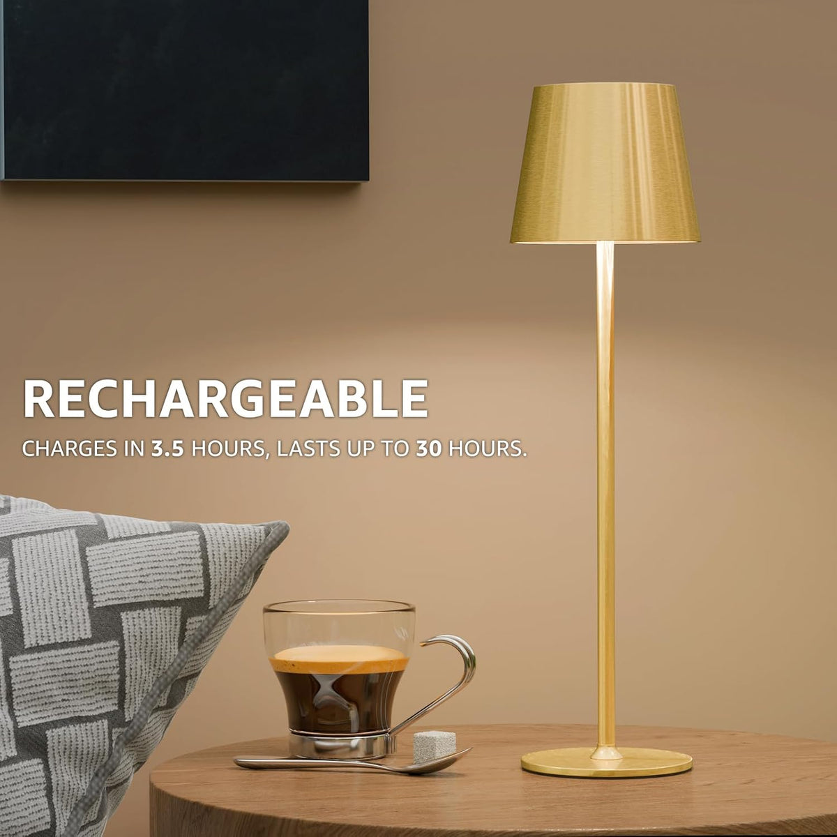 12"D x 14"W x 31"H metal table lamps, alternate view 3