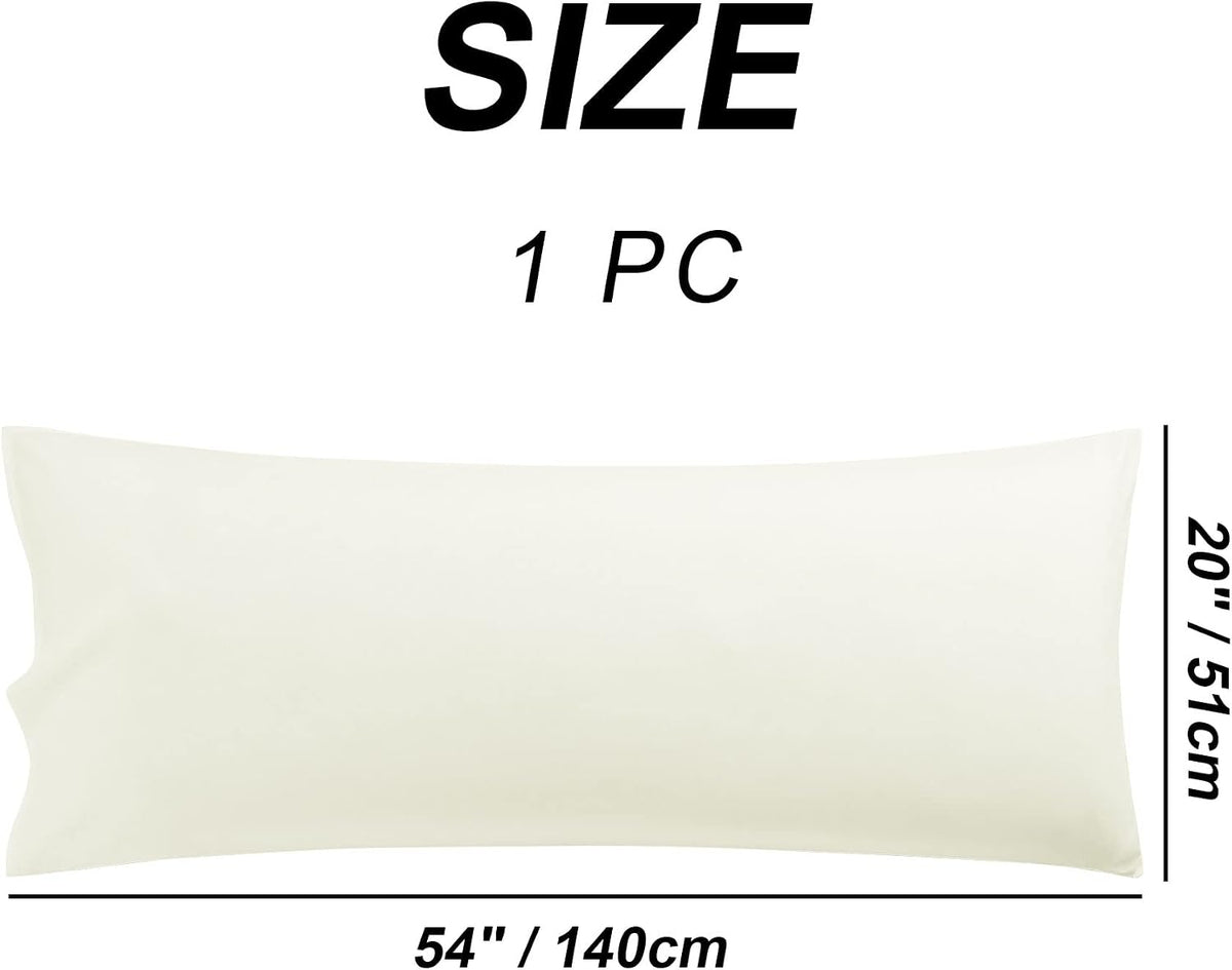 Body(20"x54") polyester body pillows in Beige, alternate view 3