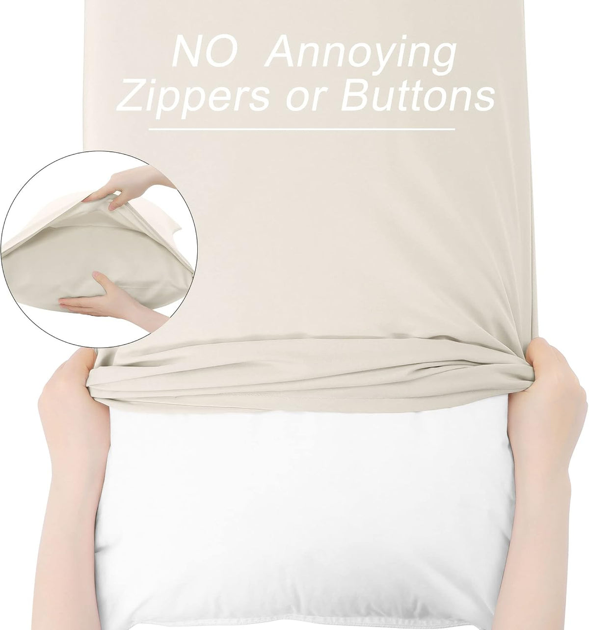 Body(20"x54") polyester pillowcases, alternate view 5