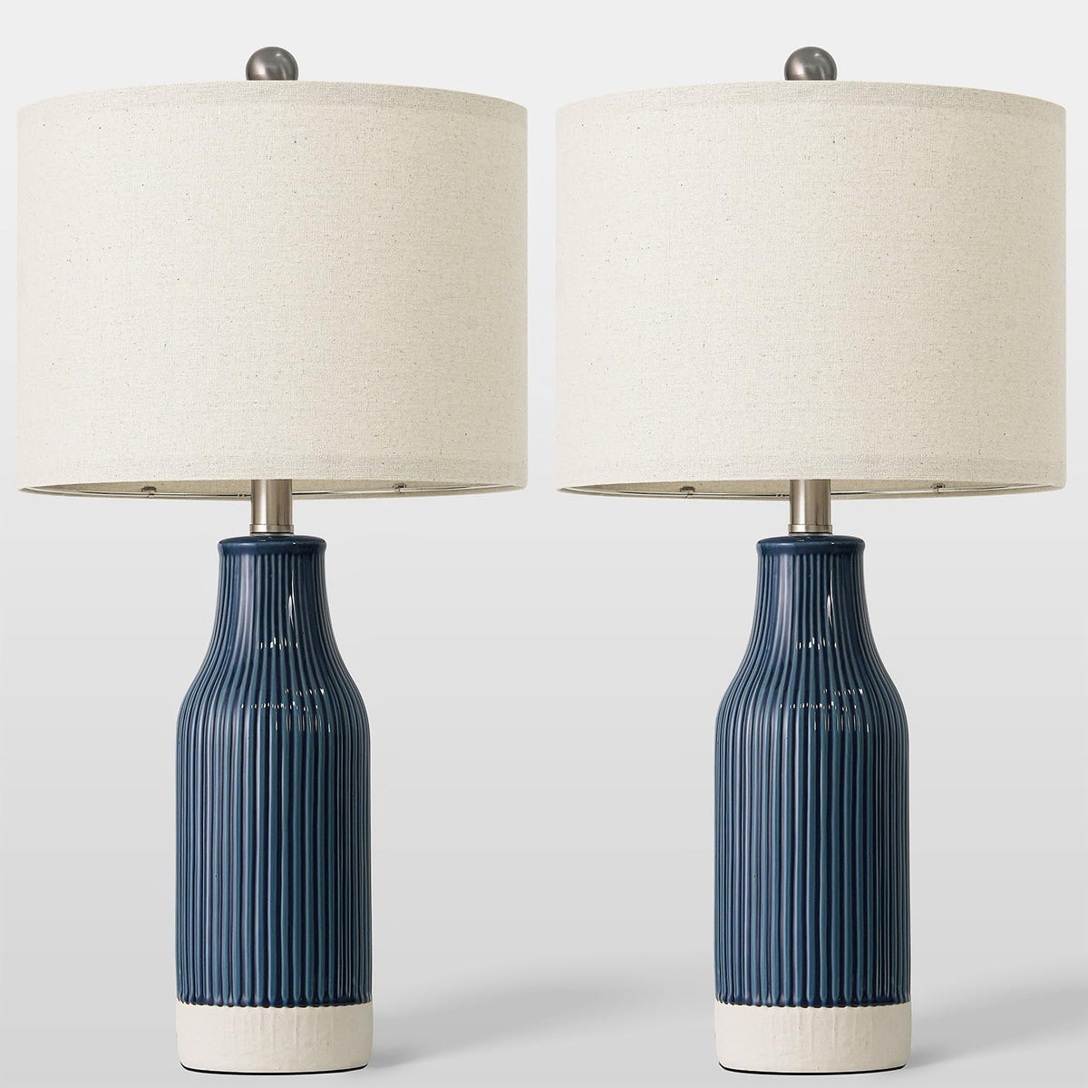 12"D x 12"W x 23.75"H ceramic table lamps, alternate view 8