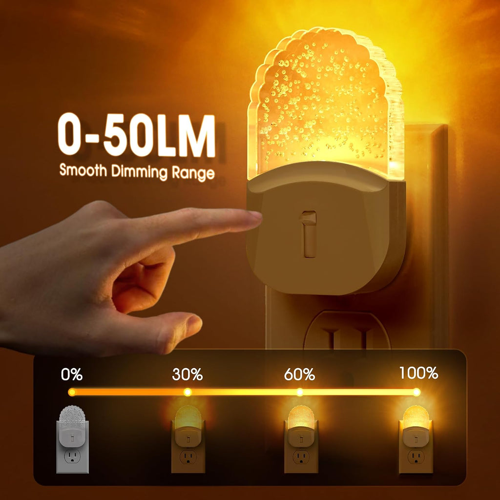 3"D x 2"W x 2"H plastic night lights & ambient lighting, alternate view 4