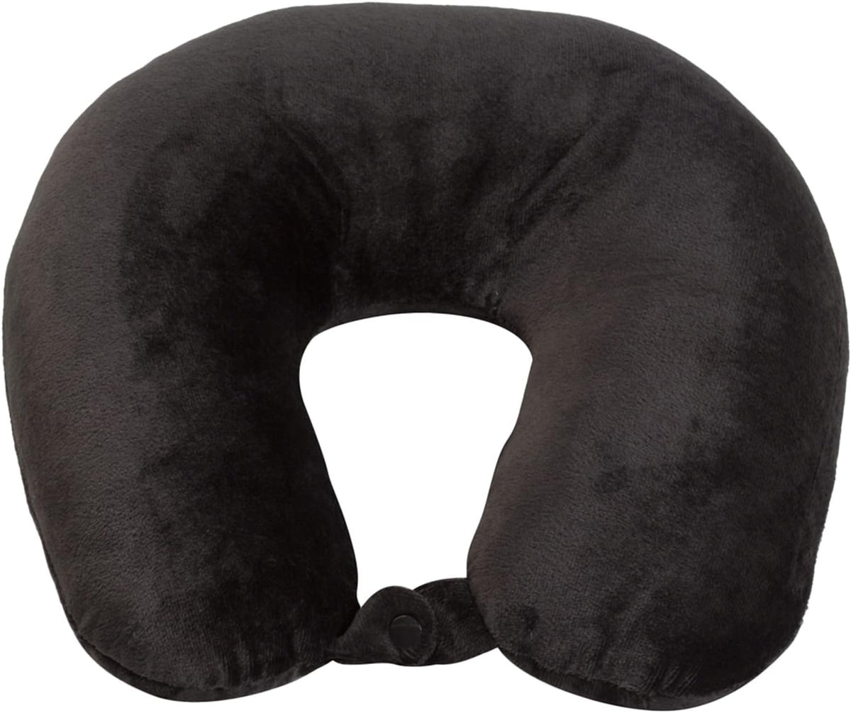 Adult microfiber travel pillows in Black