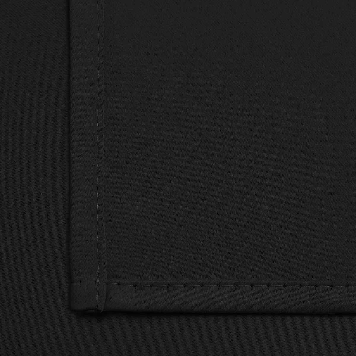 54"L x 52"W fabric curtains in Black, alternate view 5