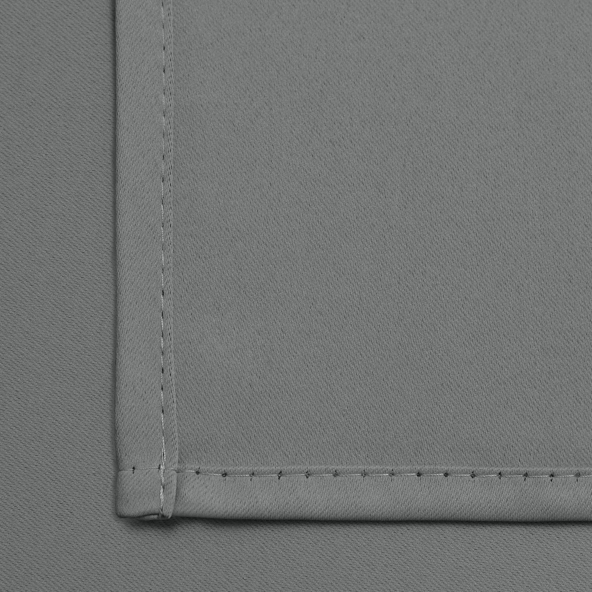 63"L x 38"W fabric curtains in Grey, alternate view 5