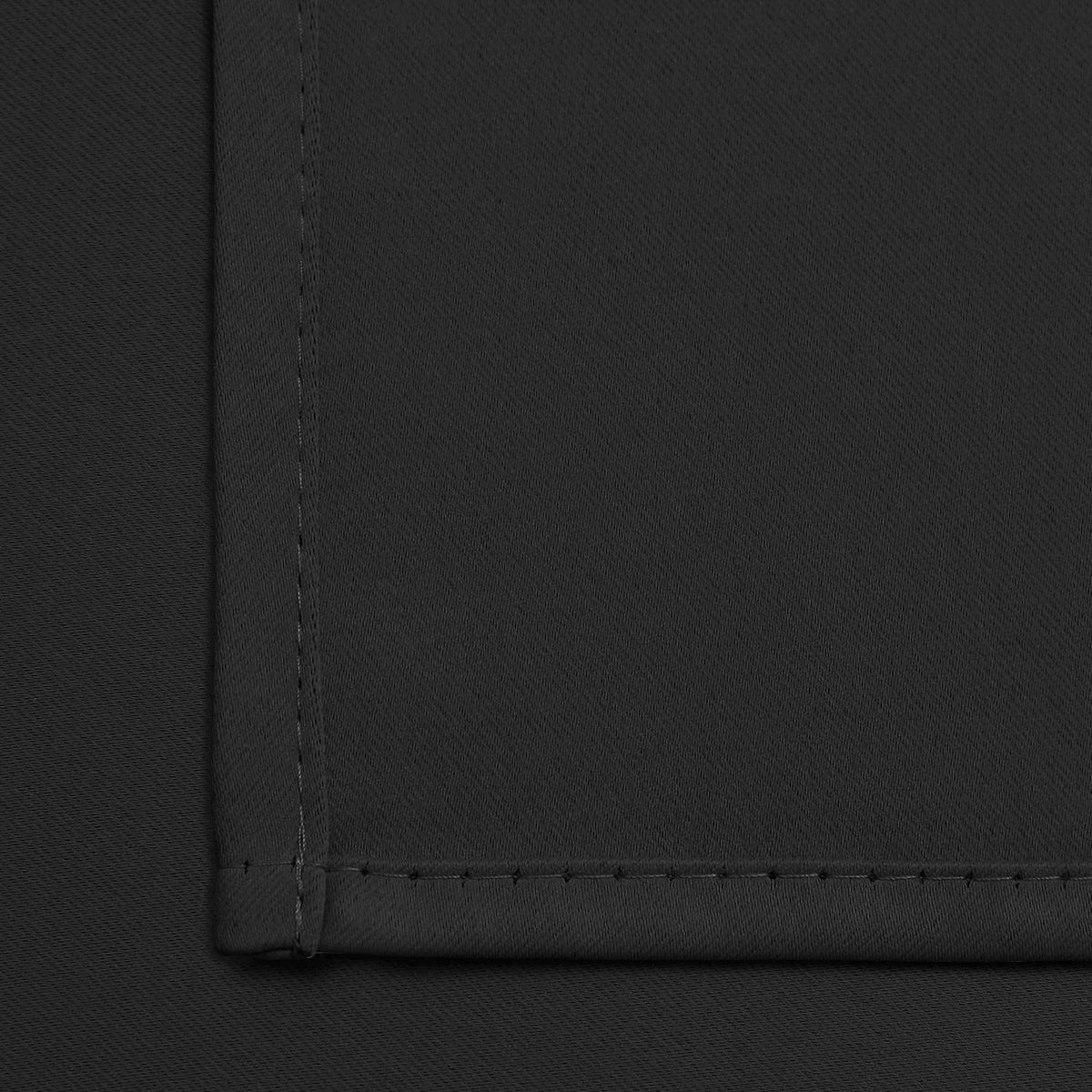 63"L x 42"W fabric curtains in Black, alternate view 5
