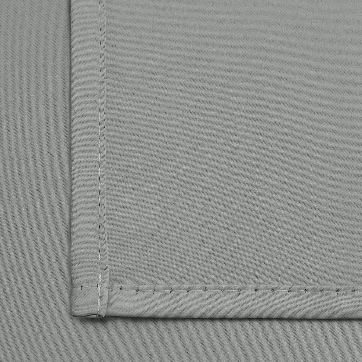 72"L x 52"W fabric curtains in Dove Grey, alternate view 5