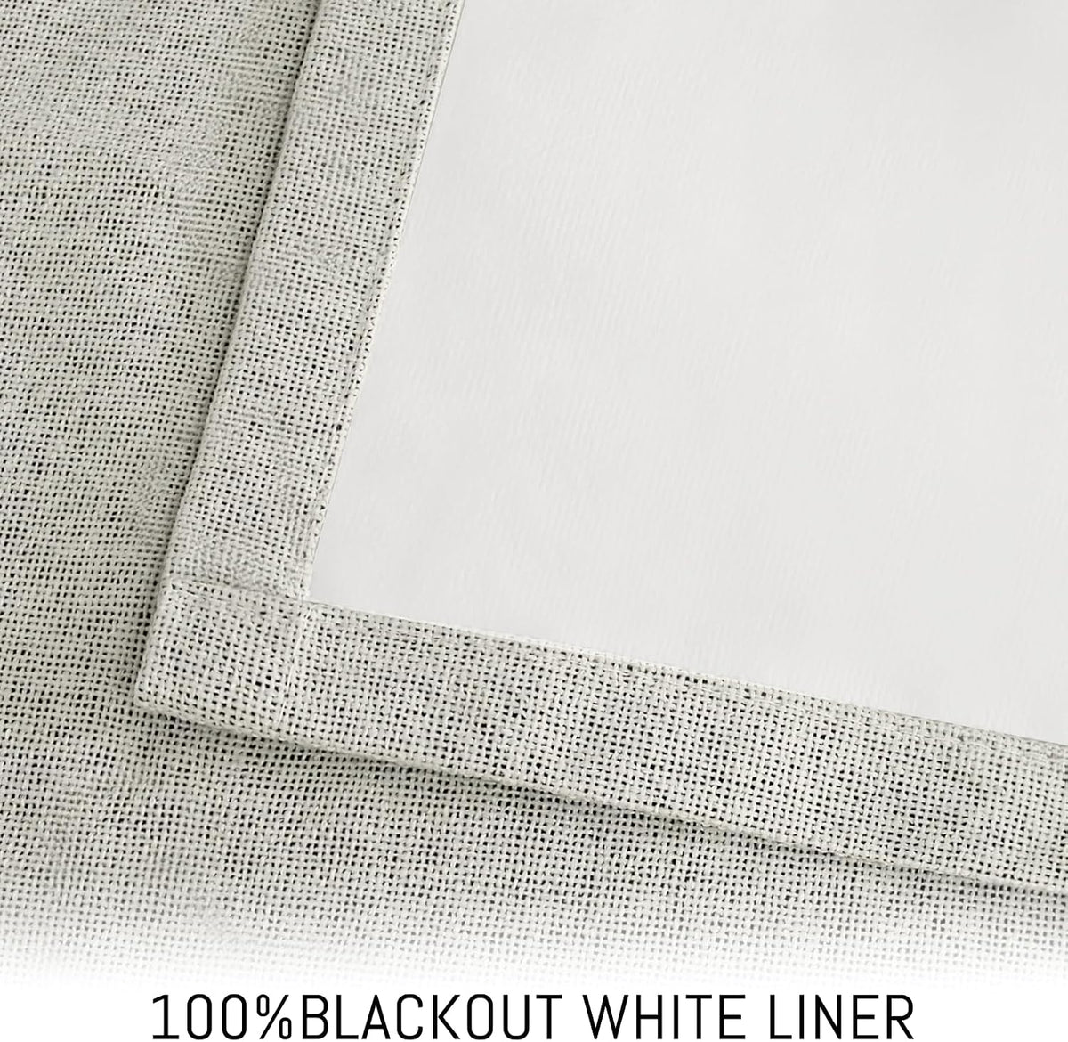 84"L x 52"W polyester curtains in Cream, alternate view 3