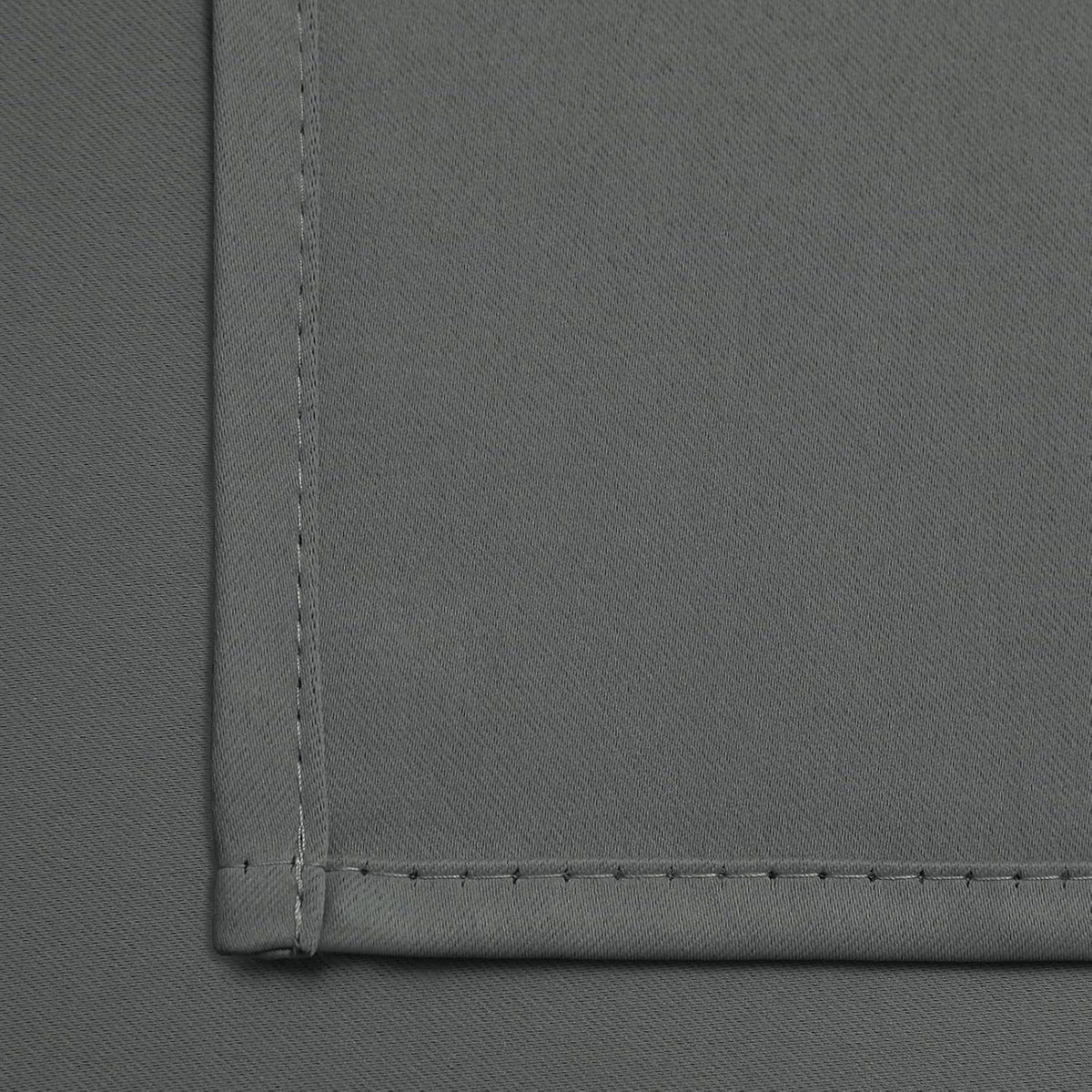 84"L x 62"W fabric curtains in Dark Grey, alternate view 6
