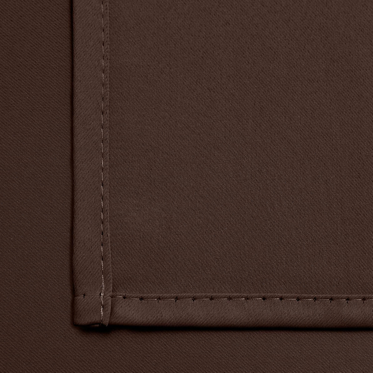 84"L x 70"W fabric curtains in Chocolate Brown, alternate view 6