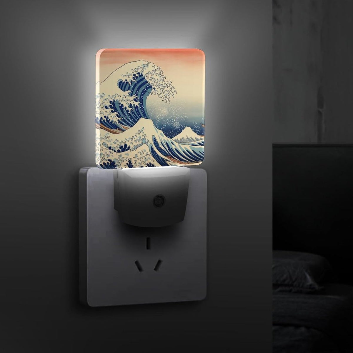 YKJAHSD 4.5"D x 2.95"W x 1.96"H plastic night lights & ambient lighting, alternate view 3