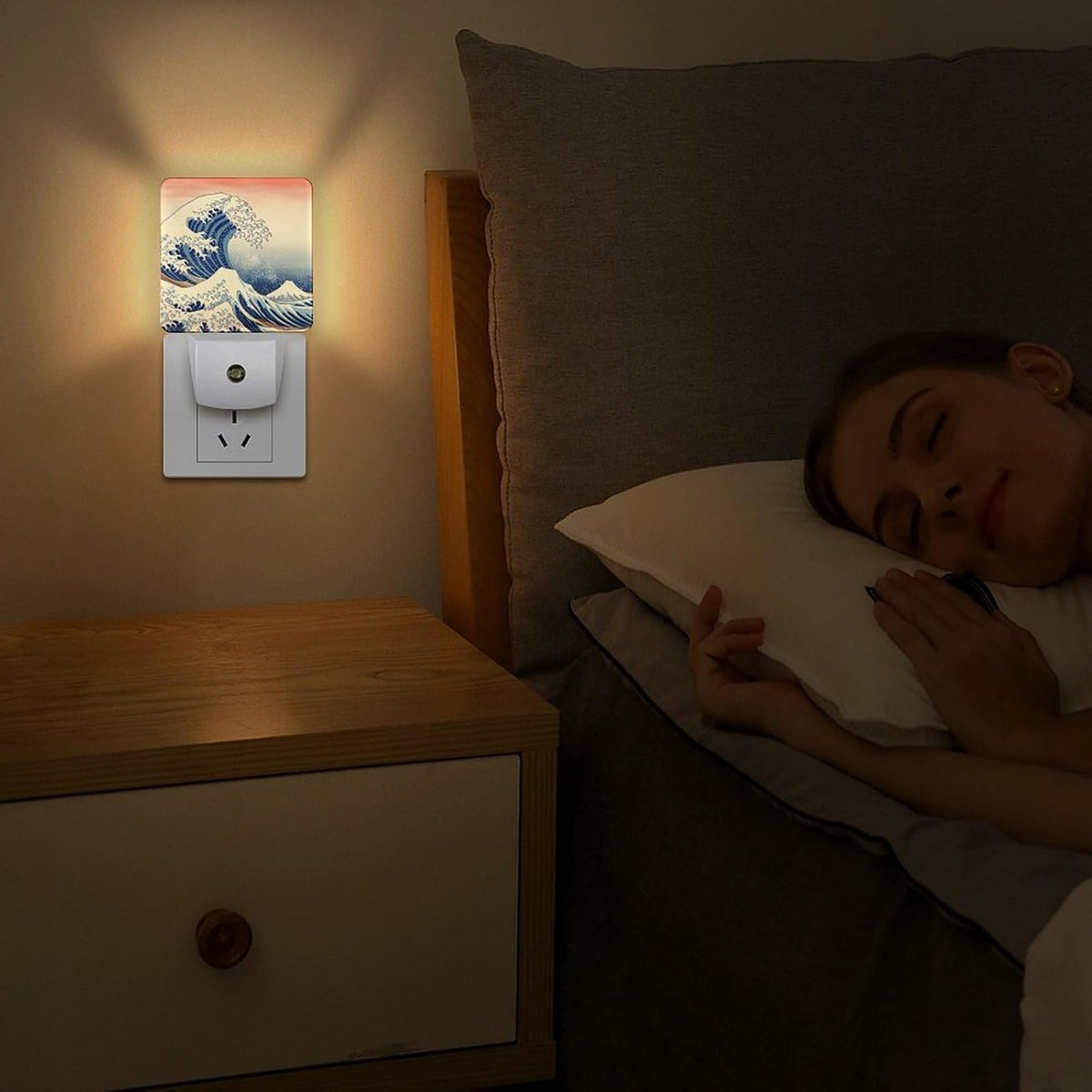 YKJAHSD 4.5"D x 2.95"W x 1.96"H plastic night lights & ambient lighting, alternate view 5