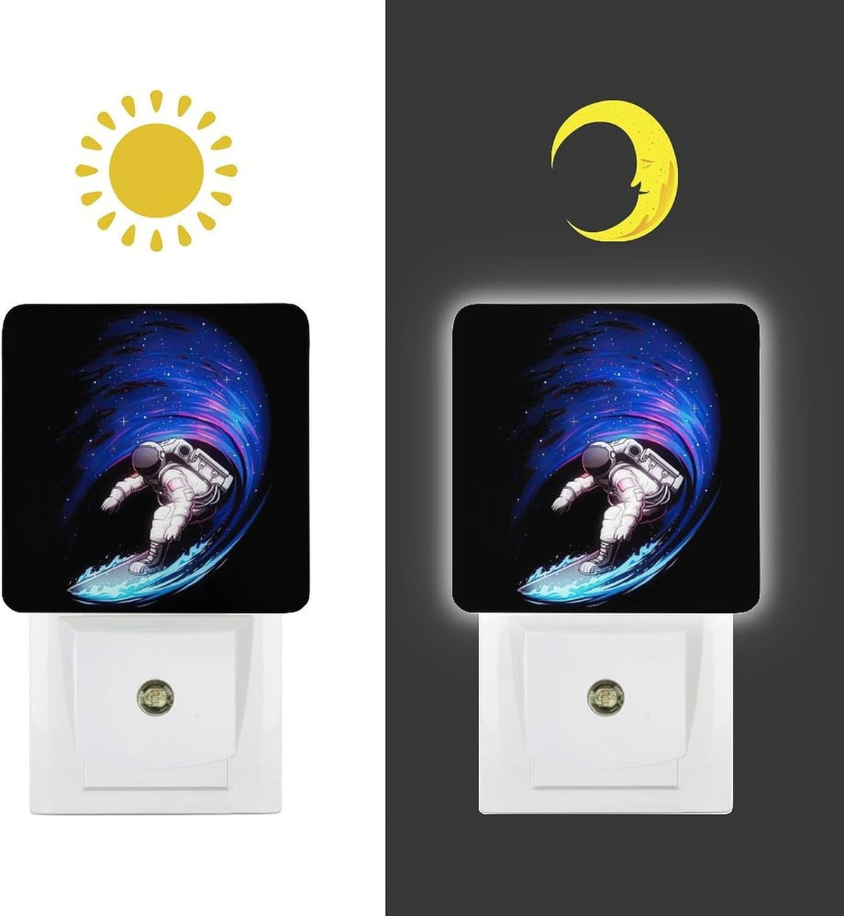 YKJAHSD 4.5"D x 2.95"W x 1.96"H plastic night lights & ambient lighting, alternate view 7