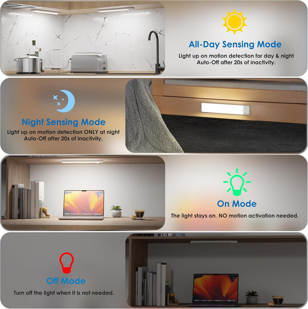 metal night lights & ambient lighting in Cool White, alternate view 6