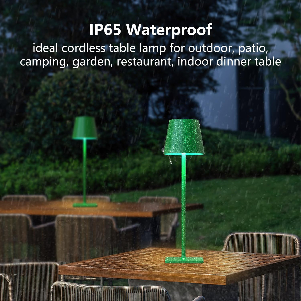 4"D x 4"W x 11"H plastic table lamps, alternate view 4