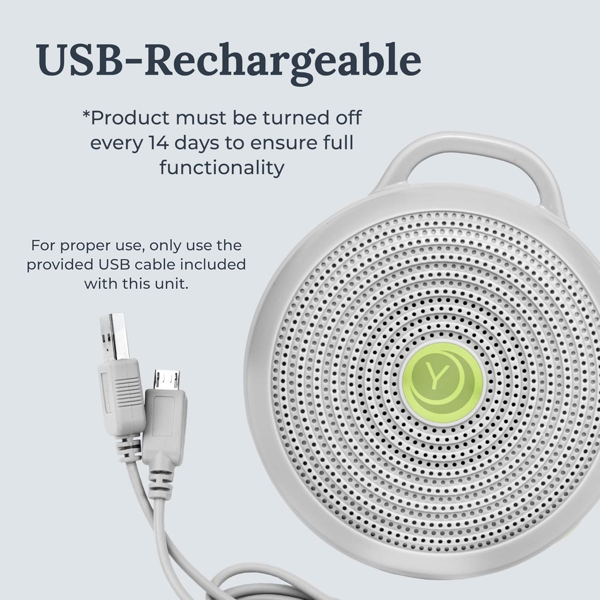 plastic white noise machines in Grey, alternate view 5
