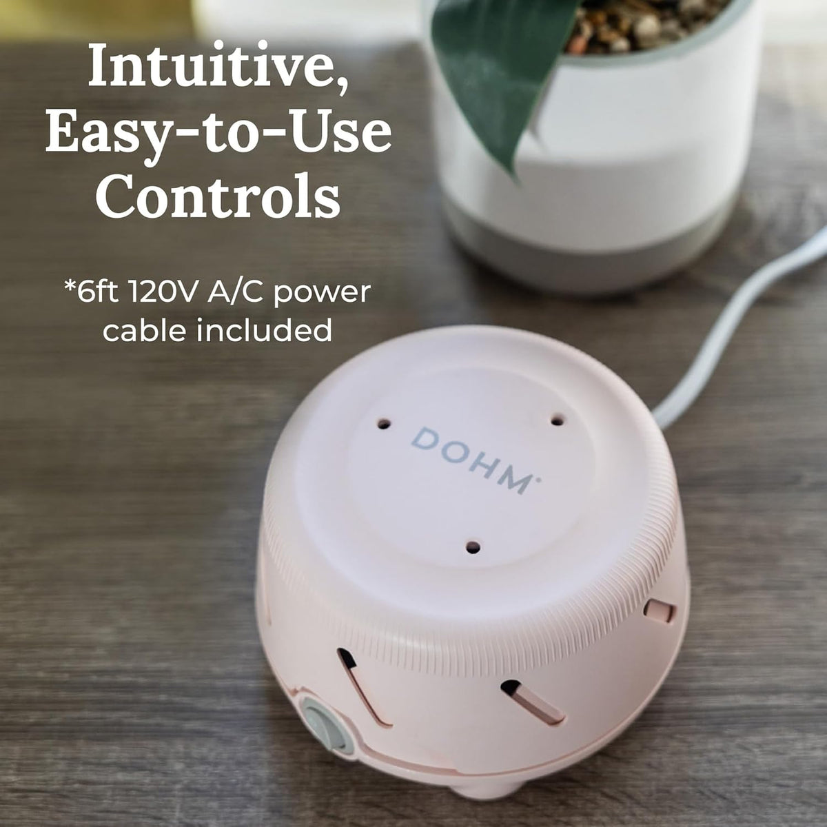 plastic white noise machines in Pink, alternate view 6
