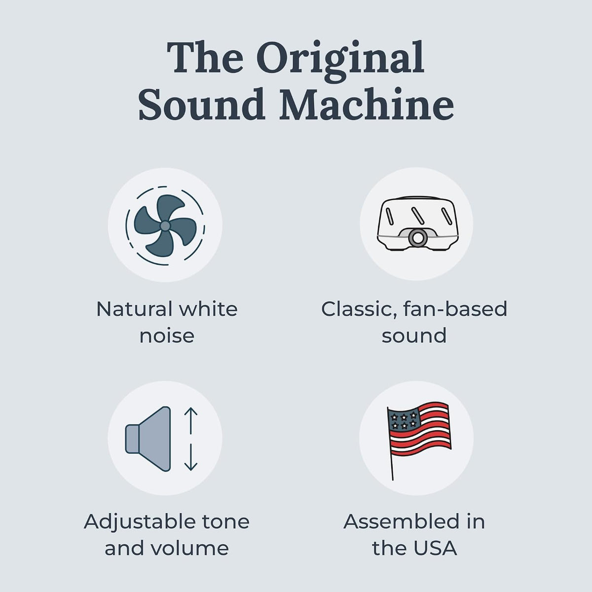 plastic white noise machines in White/Gray, alternate view 2