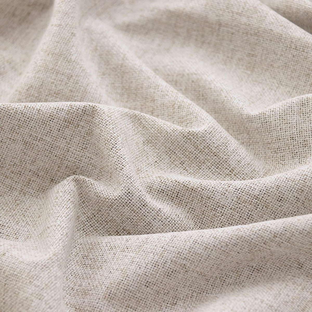 63"L x 60"W linen curtains in Beige, alternate view 9