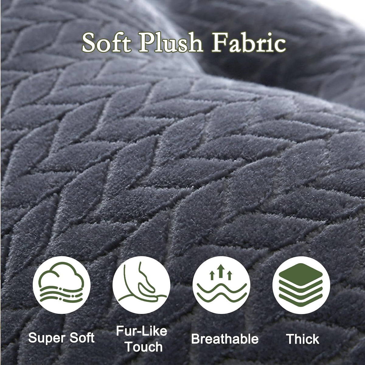Twin microfiber backrest pillows in Dark Gray, alternate view 4