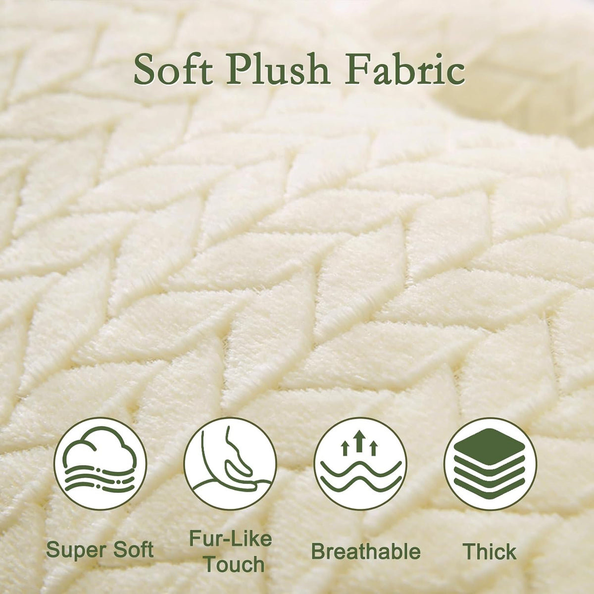 Twin microfiber backrest pillows in Off White, alternate view 4