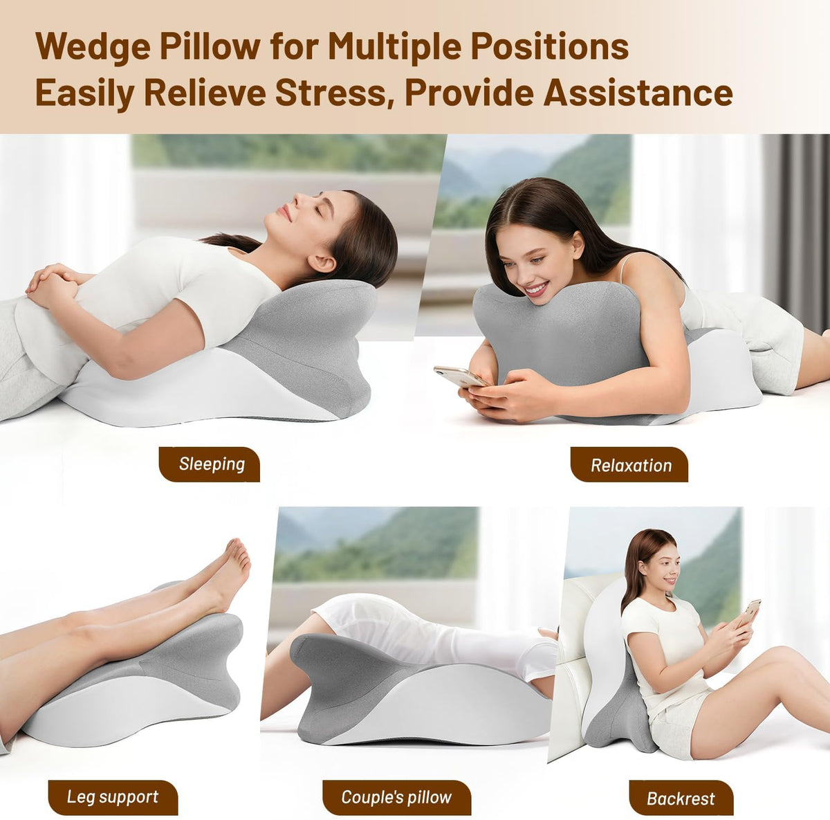 cotton backrest pillows, alternate view 6