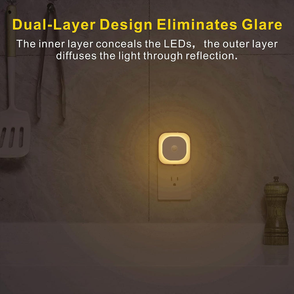 1.6"D x 2.65"W x 2.65"H plastic night lights & ambient lighting, alternate view 5